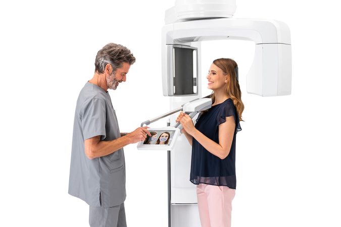 3D dijagnostika Viso G7 slika s pacijentom i doktorom